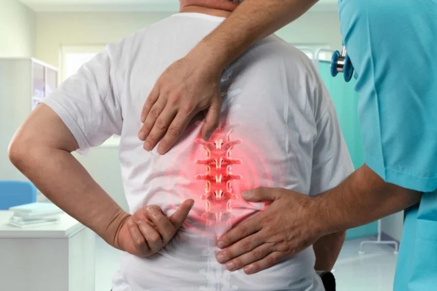 back pain, slipped disc
