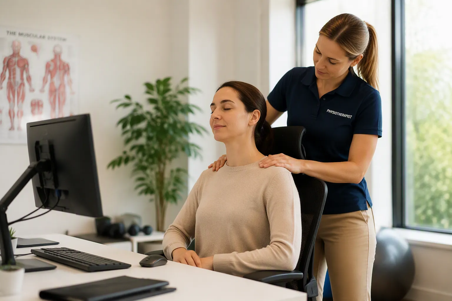 Neck & shoulder Pain from Desk Work? Watford Injury Clinic Can Help