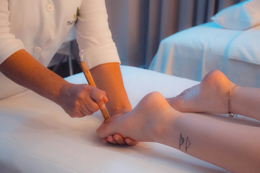 foot tendonitis massage therapy