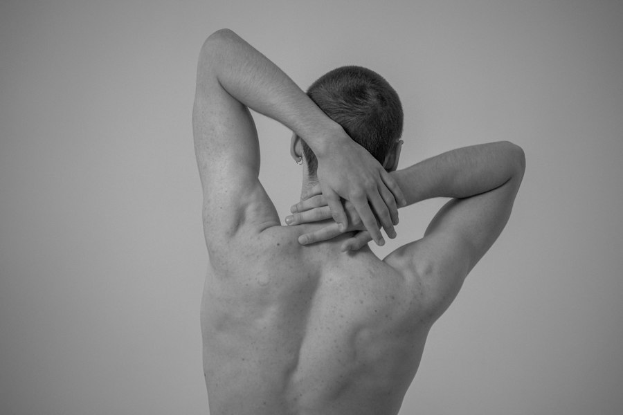 Photo lower back bulging disc massage therapy